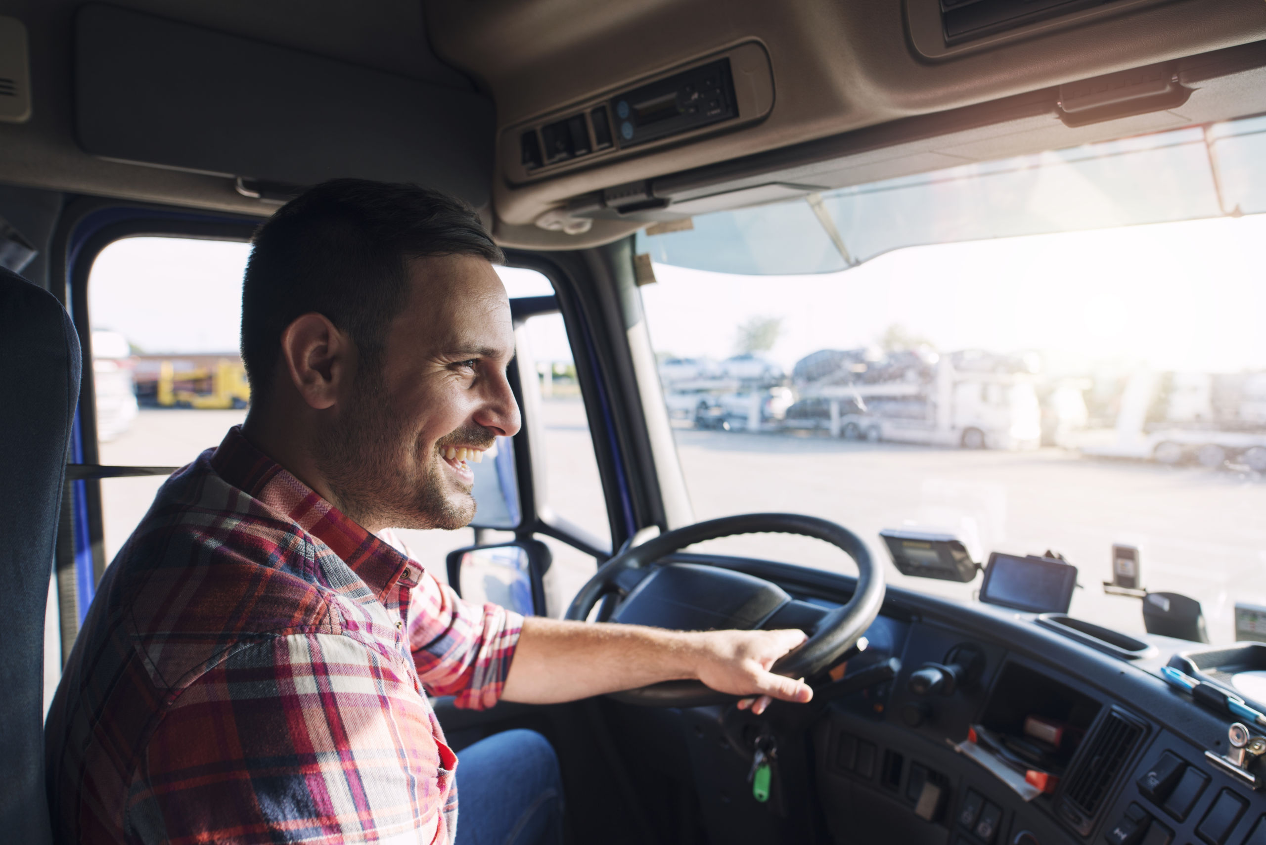 truck driving for CRST
